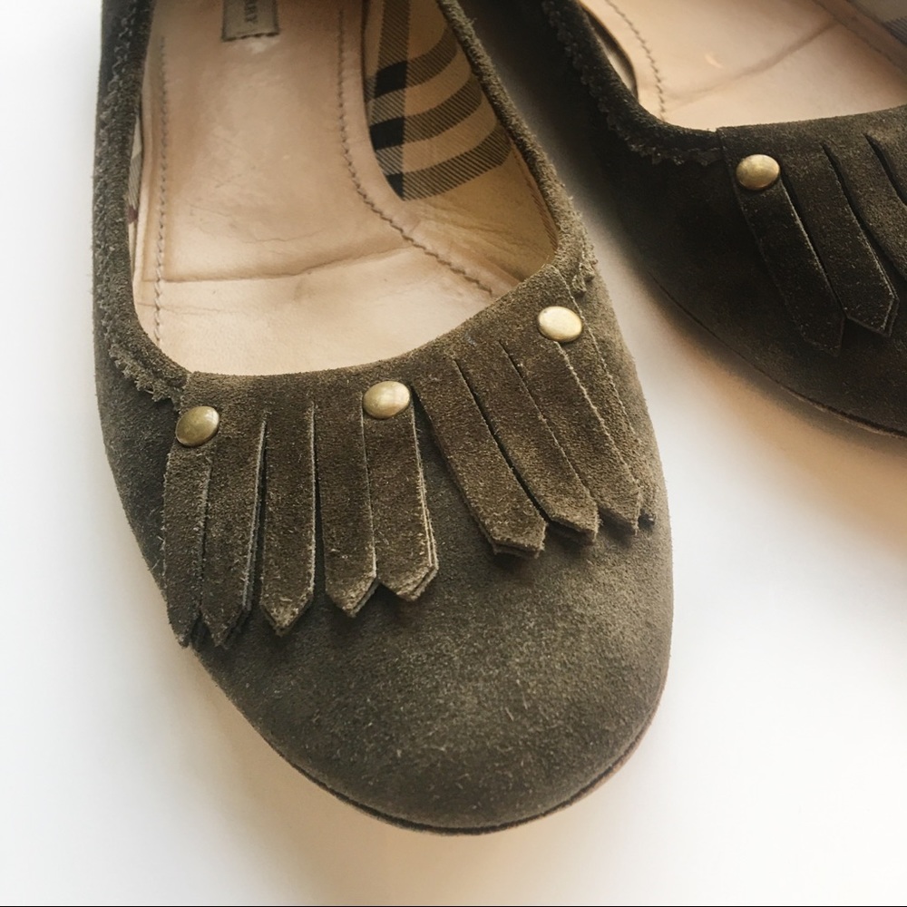 Burberry Suede Flats - Picture 3 of 10